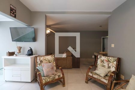 Sala de apartamento para alugar com 4 quartos, 250m² em Vila Luis Antonio, Guarujá