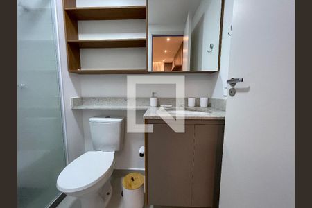 Banheiro de apartamento para alugar com 1 quarto, 31m² em Vila Butantã, São Paulo