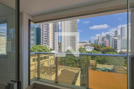 Varanda de apartamento à venda com 2 quartos, 76m² em Santo Antônio, Belo Horizonte