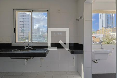 Cozinha de apartamento à venda com 2 quartos, 76m² em Santo Antônio, Belo Horizonte