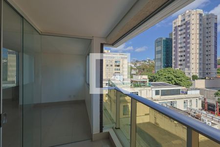 Varanda de apartamento à venda com 2 quartos, 76m² em Santo Antônio, Belo Horizonte