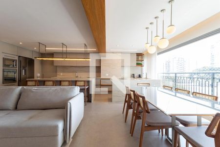 Sala de apartamento à venda com 3 quartos, 149m² em Indianópolis, São Paulo