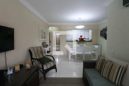 Sala de apartamento para alugar com 3 quartos, 93m² em Loteamento Joao Batista Juliao, Guarujá