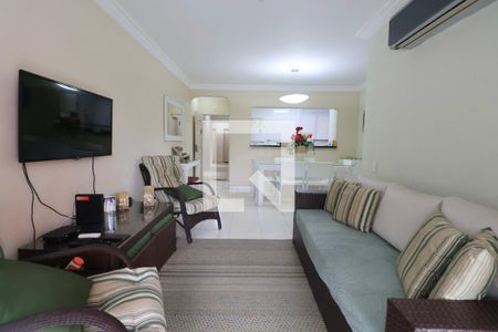 Sala de apartamento para alugar com 3 quartos, 93m² em Loteamento Joao Batista Juliao, Guarujá