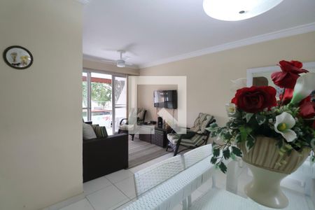 Sala de apartamento para alugar com 3 quartos, 93m² em Loteamento Joao Batista Juliao, Guarujá