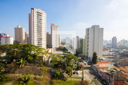 Vista da sala de apartamento à venda com 3 quartos, 136m² em Vila Assunção, Santo André