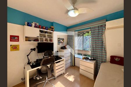 Quarto 1 de apartamento à venda com 3 quartos, 125m² em Lagoa, Rio de Janeiro