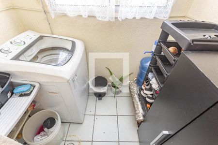 Área de Serviço de apartamento à venda com 2 quartos, 52m² em Vila Caraguata, São Paulo