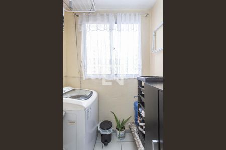 Área de Serviço de apartamento à venda com 2 quartos, 52m² em Vila Caraguata, São Paulo
