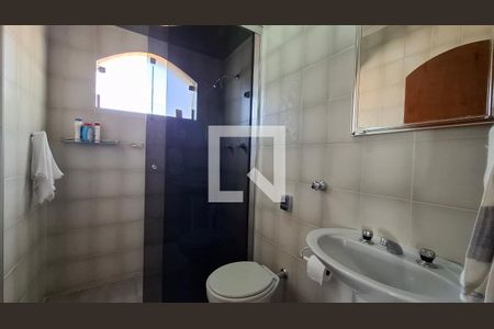 Banheiro da Suíte de casa à venda com 3 quartos, 150m² em Campestre, Santo André