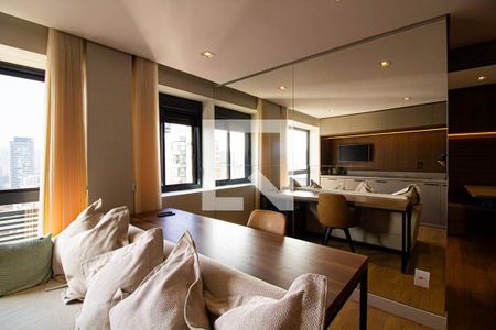 Sala de apartamento para alugar com 1 quarto, 39m² em Pompeia, São Paulo