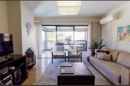 Sala de Estar de apartamento à venda com 2 quartos, 105m² em Campo Belo, São Paulo