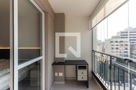 Varanda do Studio de kitnet/studio à venda com 1 quarto, 31m² em Consolação, São Paulo