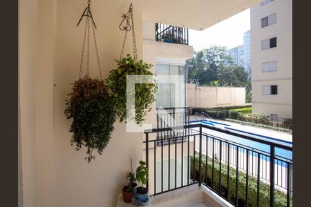 Varanda da Sala de apartamento à venda com 2 quartos, 67m² em Centro, Diadema