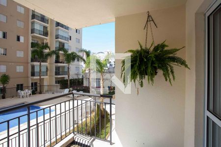 Varanda da Sala de apartamento à venda com 2 quartos, 67m² em Centro, Diadema