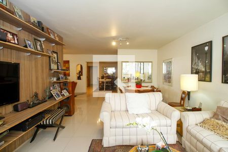 Sala de Estar de apartamento para alugar com 3 quartos, 160m² em Alto de Pinheiros, São Paulo