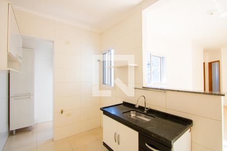 Cozinha de apartamento para alugar com 2 quartos, 52m² em Jardim, Santo André