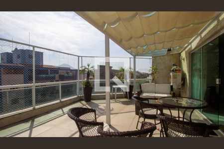 Varanda de apartamento à venda com 3 quartos, 355m² em Recreio dos Bandeirantes, Rio de Janeiro