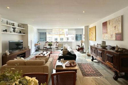 Sala de apartamento à venda com 3 quartos, 152m² em Copacabana, Rio de Janeiro