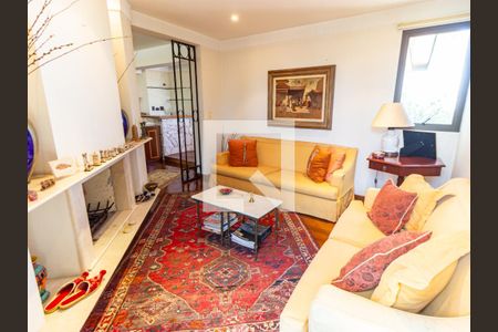 Sala de Lareira de apartamento à venda com 4 quartos, 375m² em Jardim Analia Franco, São Paulo