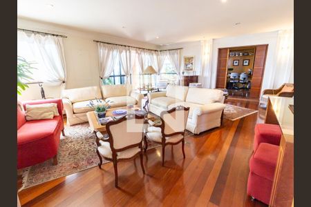 Sala de apartamento à venda com 4 quartos, 375m² em Jardim Analia Franco, São Paulo