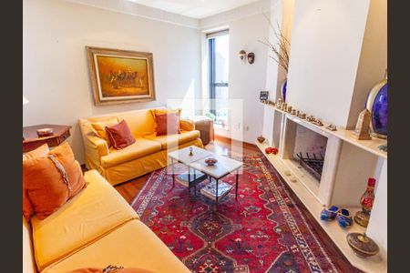 Sala de Lareira de apartamento à venda com 4 quartos, 375m² em Jardim Analia Franco, São Paulo