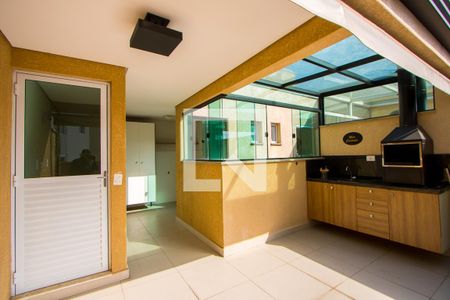 Espaço gourmet de casa de condomínio à venda com 1 quarto, 72m² em Campestre, Santo André