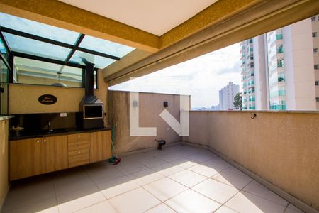 Espaço gourmet de casa de condomínio à venda com 1 quarto, 72m² em Campestre, Santo André