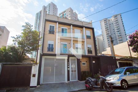 Fachada de casa de condomínio à venda com 1 quarto, 72m² em Campestre, Santo André