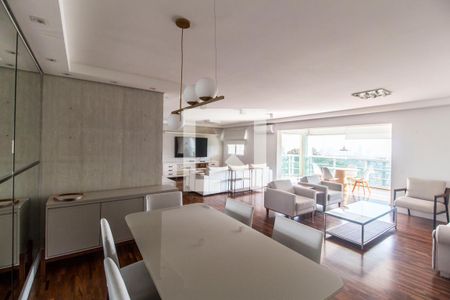 Sala de Jantar de apartamento à venda com 3 quartos, 202m² em Alphaville Empresarial, Santana de Parnaíba