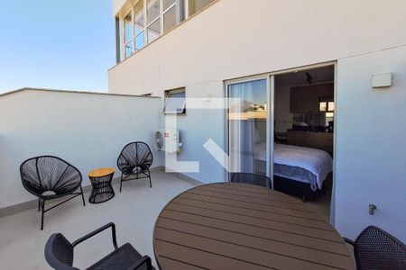 Varanda de kitnet/studio para alugar com 1 quarto, 40m² em Boa Viagem, Niterói