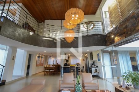 Sala de casa de condomínio para alugar com 5 quartos, 350m² em , Ribeirão Preto