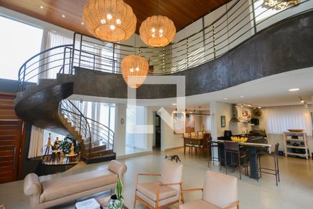 Sala de casa de condomínio para alugar com 5 quartos, 350m² em , Ribeirão Preto