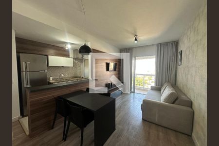 Sala de apartamento para alugar com 1 quarto, 51m² em Melville Empresarial Ii, Barueri