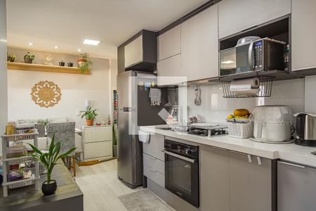 Sala/Cozinha de apartamento à venda com 2 quartos, 37m² em Chácara Inglesa, São Paulo