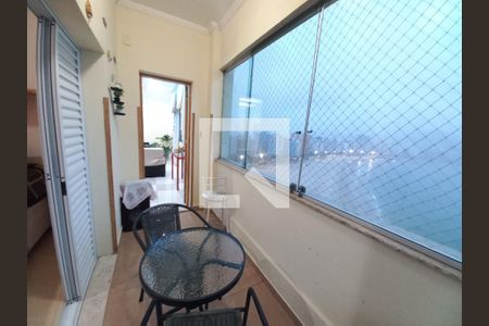 Varanda da Sala de apartamento para alugar com 3 quartos, 110m² em Morro dos Barbosas, São Vicente