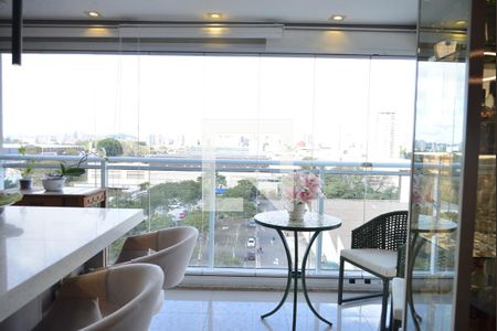 Varanda gourmet de apartamento à venda com 2 quartos, 92m² em Jardim, Santo André