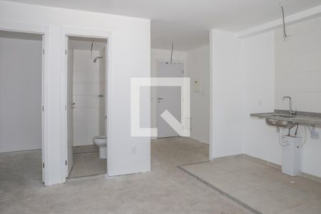 Sala/Cozinha de apartamento à venda com 2 quartos, 53m² em Barra Funda, São Paulo