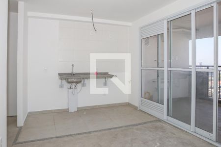 Sala/Cozinha de apartamento à venda com 2 quartos, 53m² em Barra Funda, São Paulo