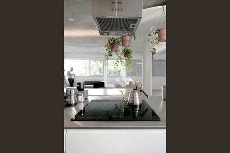 Cozinha de apartamento à venda com 1 quarto, 95m² em Pinheiros, São Paulo
