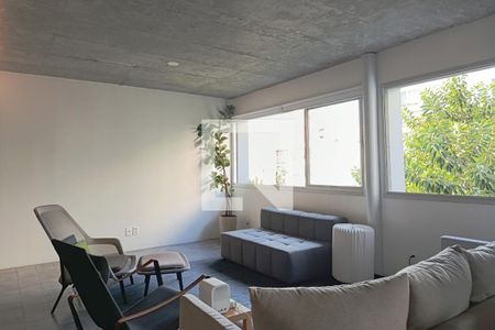 Sala de apartamento para alugar com 1 quarto, 95m² em Pinheiros, São Paulo