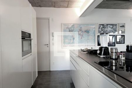 Cozinha de apartamento à venda com 1 quarto, 95m² em Pinheiros, São Paulo