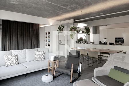 Sala de apartamento para alugar com 1 quarto, 95m² em Pinheiros, São Paulo