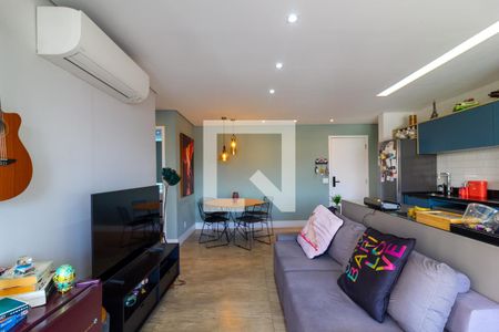 Sala de Estar de apartamento à venda com 2 quartos, 70m² em Chácara Santo Antônio (zona Sul), São Paulo