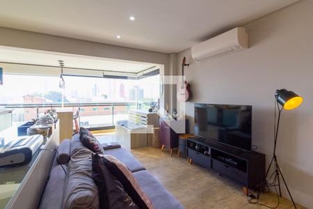 Sala de Estar de apartamento à venda com 2 quartos, 70m² em Chácara Santo Antônio (zona Sul), São Paulo