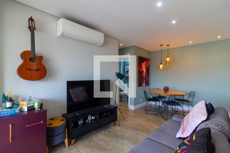 Sala de Estar de apartamento à venda com 2 quartos, 70m² em Chácara Santo Antônio (zona Sul), São Paulo