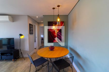 Sala de Jantar de apartamento à venda com 2 quartos, 70m² em Chácara Santo Antônio (zona Sul), São Paulo