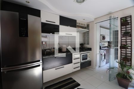 Cozinha de casa de condomínio à venda com 2 quartos, 80m² em Marechal Rondon, Canoas