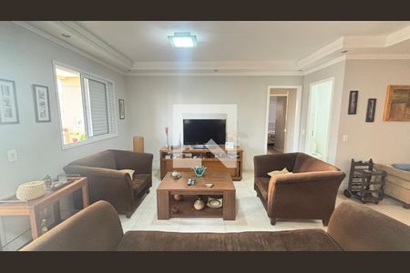 Sala de apartamento à venda com 3 quartos, 118m² em Vila Bastos, Santo André