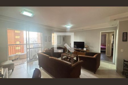 Sala de apartamento à venda com 3 quartos, 118m² em Vila Bastos, Santo André